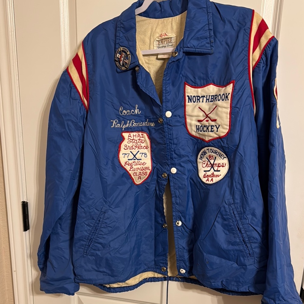 Blue Varsity Jacket - image 1
